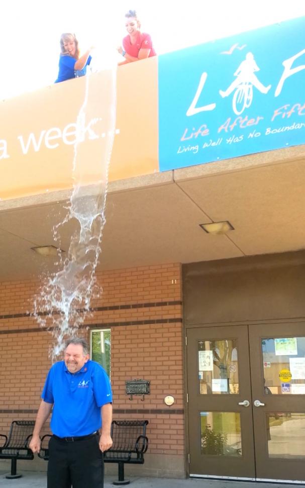 Cal does the Ice Bucket Challenge!